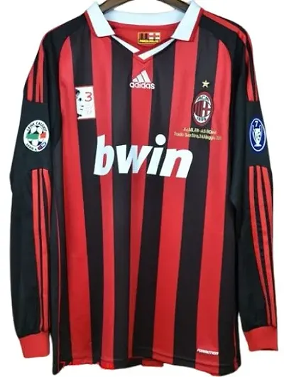 AC Milan Retro 2009-10 Home Jersey Long Sleeve — Joyagoo Spreadsheet photo