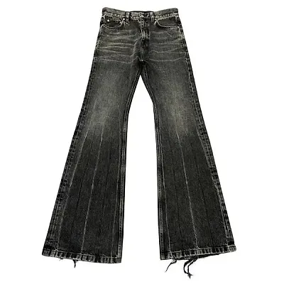 Balenciaga Flared Denim Pants — Joyagoo Spreadsheet photo