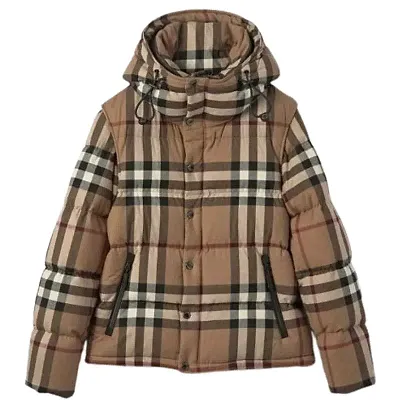 Burberry Detachable Check Puffer Jacket — Joyagoo Spreadsheet photo
