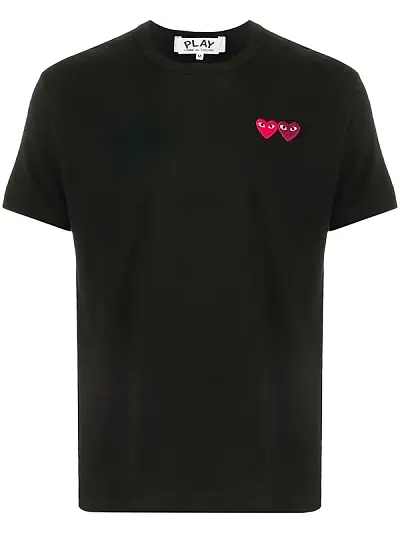 CDG Double Heart Tee — Joyagoo Spreadsheet photo 1