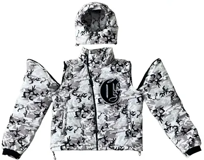 Corvidae White Camo Jacket — Joyagoo Spreadsheet photo