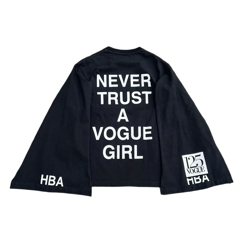 HBA x Vogue Never Trust a Vogue Girl Longsleeve — Joyagoo Spreadsheet photo 1