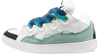 Lanvin Curb Sneakers Blue — Joyagoo Spreadsheet photo