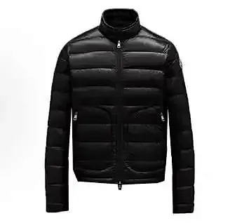 Moncler Black Acorus Down Jacket — Joyagoo Spreadsheet photo