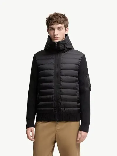 Moncler Navy Blue Padded Zip-Up Cardigan — Joyagoo Spreadsheet photo