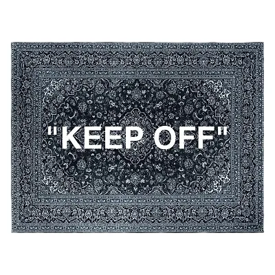 Off-White Rug "Keep Off" — Joyagoo Spreadsheet photo