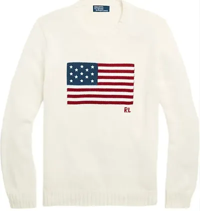 Polo USA Flag Sweater (Beige) — Joyagoo Spreadsheet photo 1