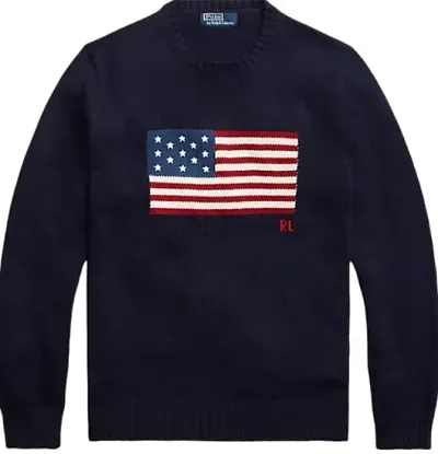 Polo USA Flag Sweater (Navy) — Joyagoo Spreadsheet photo