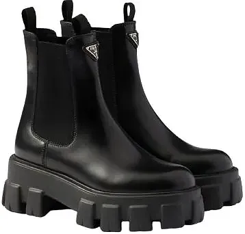 Prada Monolith Leather Chelsea Boots — Joyagoo Spreadsheet photo