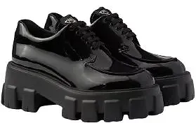 Prada Monolith Patent Leather Lace-Up Shoes — Joyagoo Spreadsheet photo