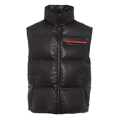 Prada Re-Nylon Linea Rossa Down Puffer Vest — Joyagoo Spreadsheet photo