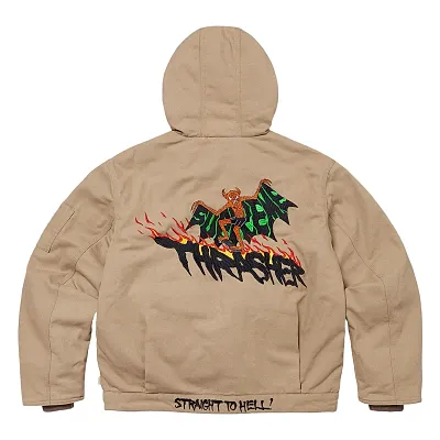 Thrasher x Supreme Hooded Work Jacket (Black) — Joyagoo Spreadsheet photo