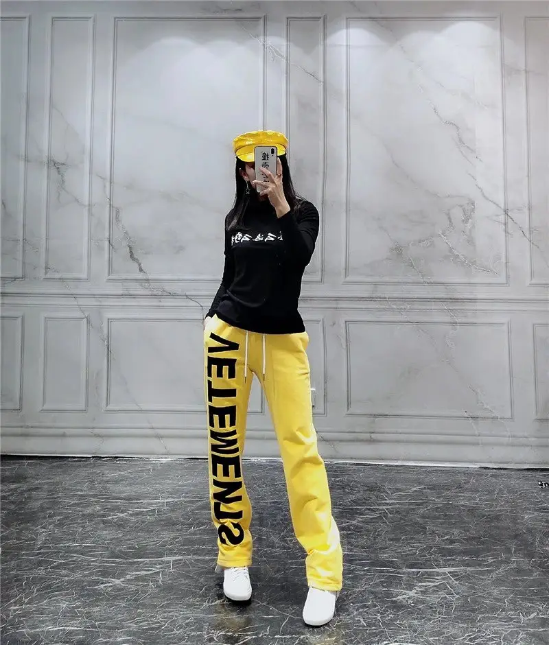 Vetements Pants — yellow single paragraph colorway — Joyagoo Spreadsheet photo