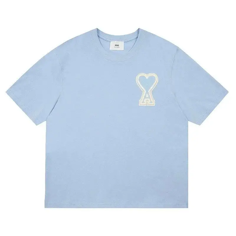 Ami Paris T-Shirts With Big Logo — sky blue colorway — Joyagoo Spreadsheet photo