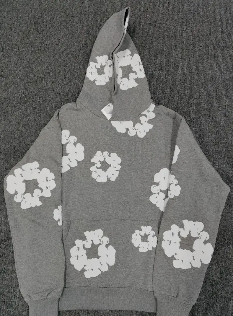 Denim Tears Offset Hoodie — grey colorway — Joyagoo Spreadsheet photo