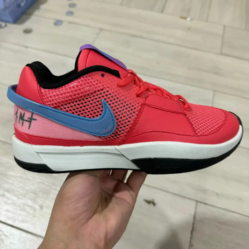 Ja Morant Basketball Shoes JA1 — Goods 7BBQ red colorway — Joyagoo Spreadsheet photo