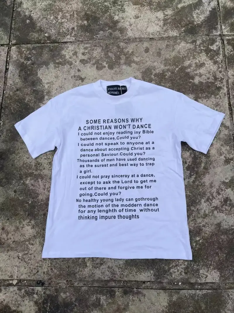 Enfans Tees — ERD Slogan White colorway — Joyagoo Spreadsheet photo