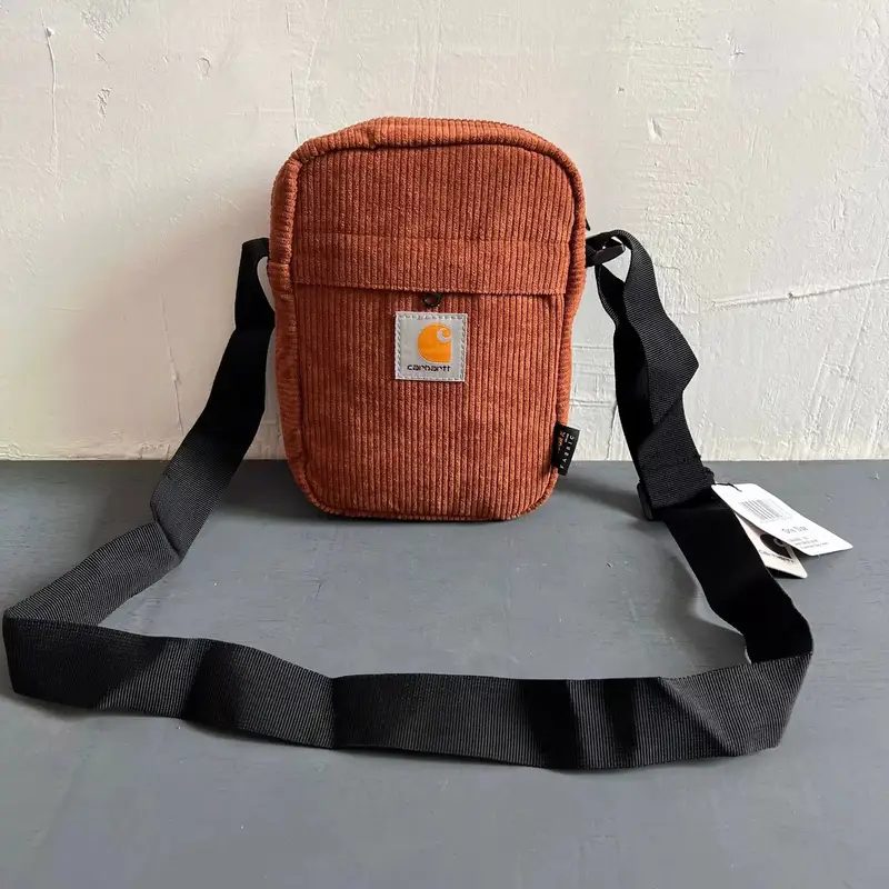 Carhartt Square Shoulder Bag — Card Corduroy Messenger Bag Brown colorway — Joyagoo Spreadsheet photo