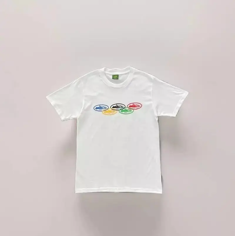 Corteiz Tee — five rings white colorway — Joyagoo Spreadsheet photo
