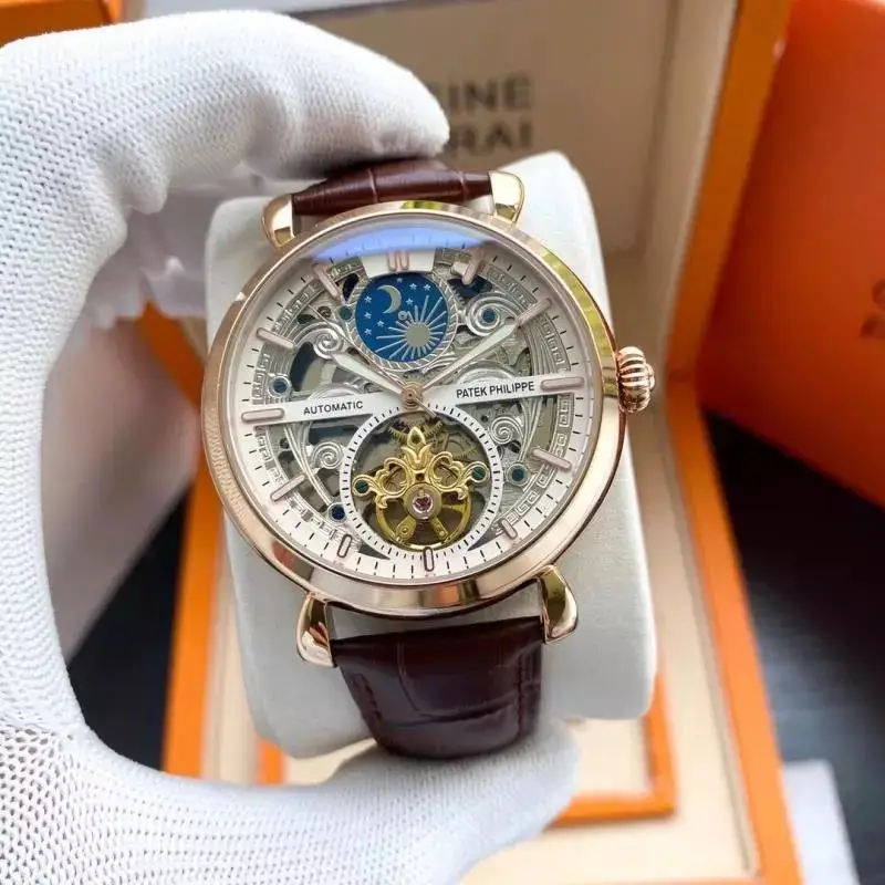 Patek Philippe Celestial Watch — Rose Shell  White Plate Coffee Skin colorway — Joyagoo Spreadsheet photo