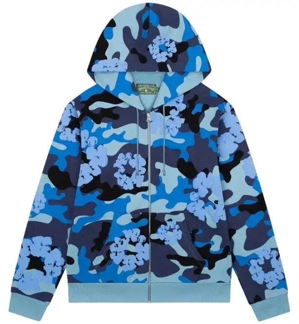 Denim Tears New Zip Hoodie — 6026 blue colorway — Joyagoo Spreadsheet photo