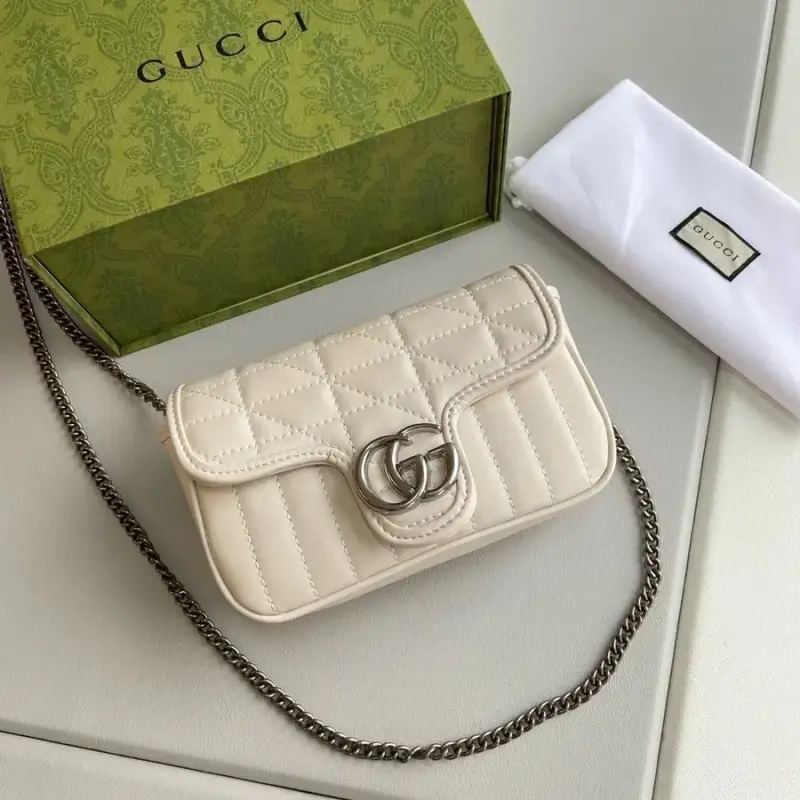 Gucci GG marmont — 16.5cm white colorway — Joyagoo Spreadsheet photo