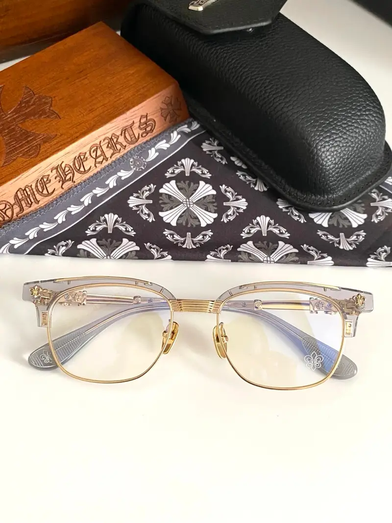 Chrome Hearts Sunglasses — transparent gold colorway — Joyagoo Spreadsheet photo
