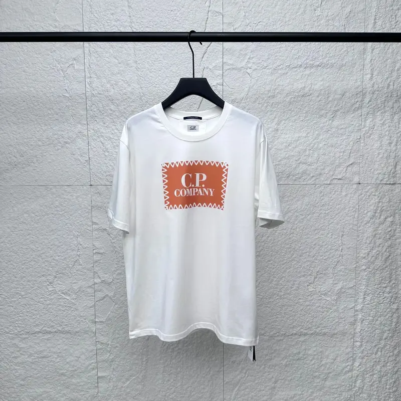 CP Company Logo T-Shirt — 9008 orange white colorway — Joyagoo Spreadsheet photo