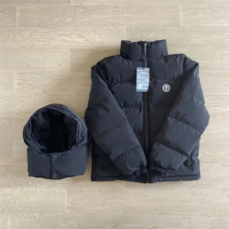 Shiny Trapstar Jacket — Classic Black Jacket colorway — Joyagoo Spreadsheet photo