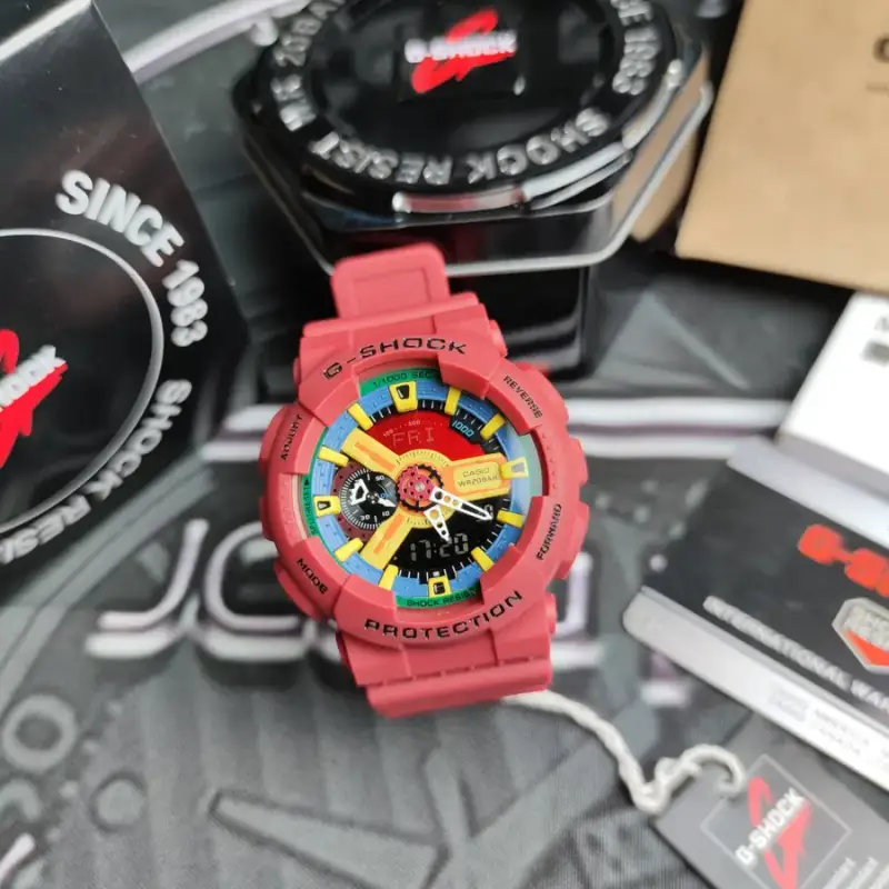 G-SHOCK Casio GA-110GW-7AER Watch — Stir-fried tomato and scrambled eggs colorway — Joyagoo Spreadsheet photo
