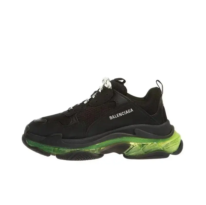 Balenciaga 3S White Shoes — Black and green colorway — Joyagoo Spreadsheet photo