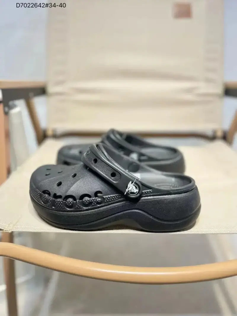 Crocs Baya Platform Clog EVA 4.1CM — black colorway — Joyagoo Spreadsheet photo