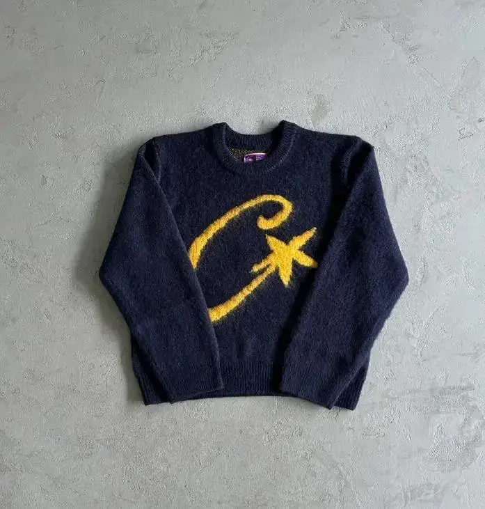Cortiez Camo Sweater — Tibetan blue colorway — Joyagoo Spreadsheet photo