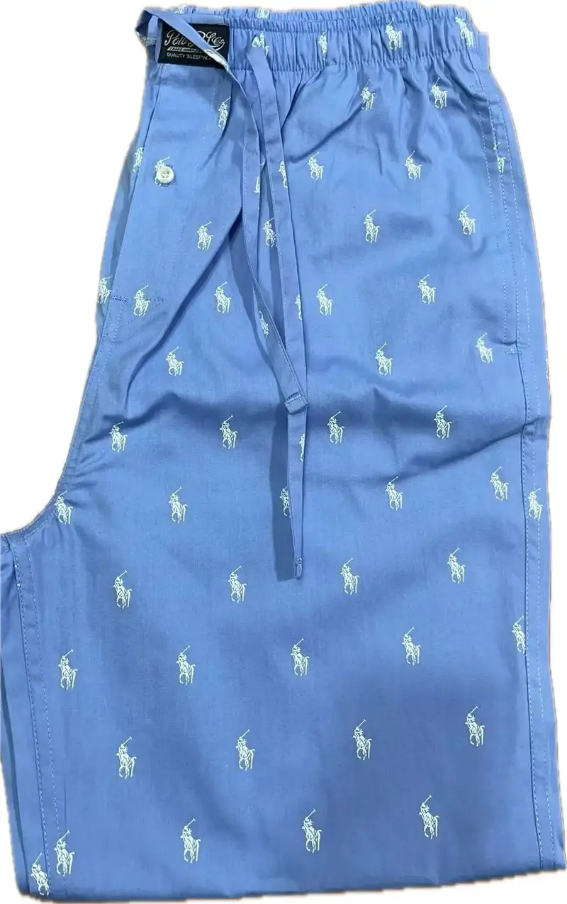 Ralph Lauren Night Pants Baby Blue — light sky blue white horse colorway — Joyagoo Spreadsheet photo