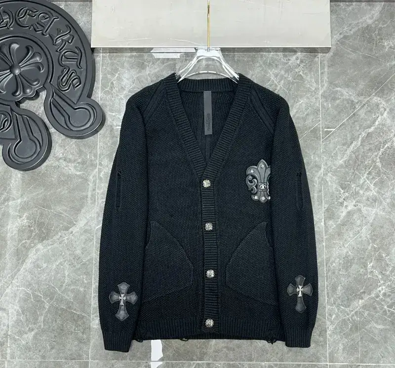 Chrome Hearts Zip-Up Sweater — black colorway — Joyagoo Spreadsheet photo