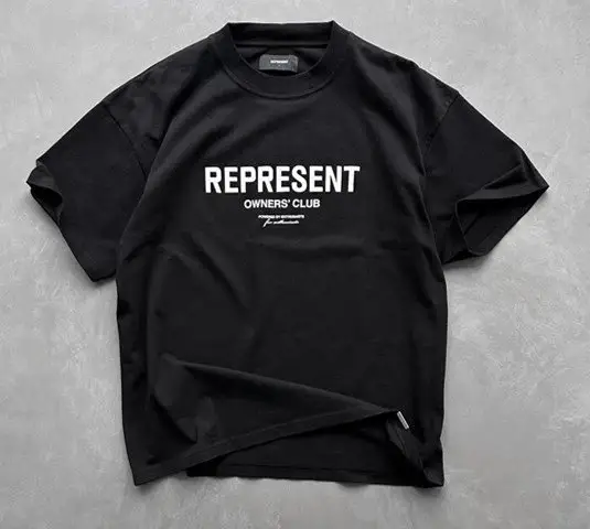 HOUSE OF ERRORS T-shirt — R3012# front print black colorway — Joyagoo Spreadsheet photo