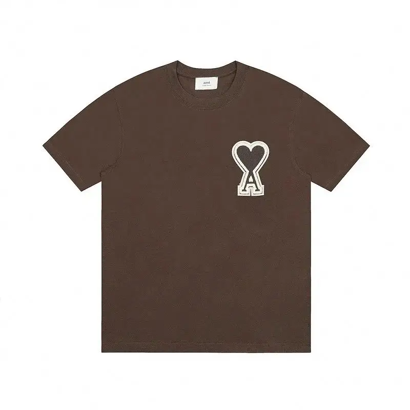 Ami Paris T-Shirts With Big Logo — brown colorway — Joyagoo Spreadsheet photo