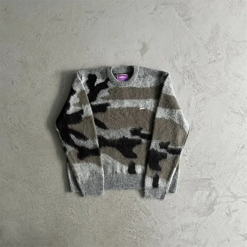 Corteiz Knit Sweater — Camouflage Big C Sweater colorway — Joyagoo Spreadsheet photo