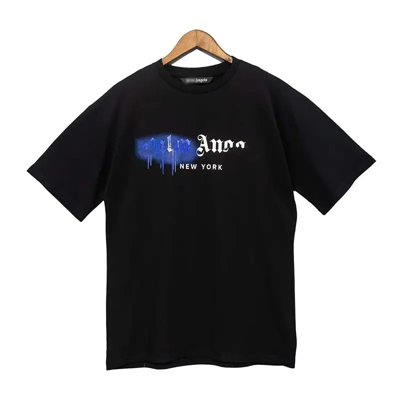 Palm Angels Spray T-Shirt — BLACK/BLUE colorway — Joyagoo Spreadsheet photo