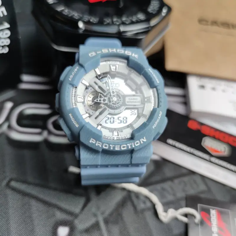 G-SHOCK Casio GA-110GW-7AER Watch — Blue wheel colorway — Joyagoo Spreadsheet photo