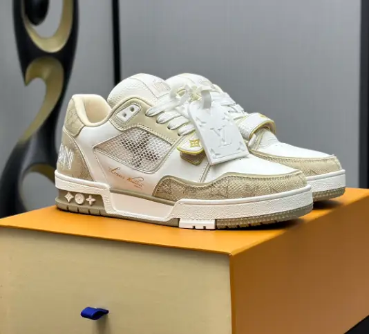 Louis Vuitton Trainer Beige White — 06 colorway — Joyagoo Spreadsheet photo
