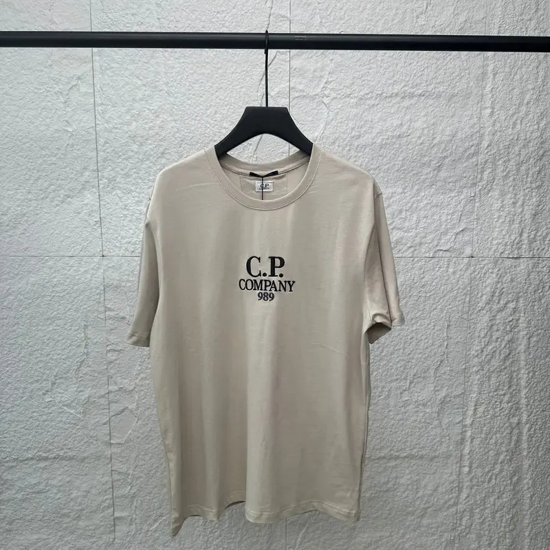 CP Company Logo T-Shirt — 9905 Light Khaki colorway — Joyagoo Spreadsheet photo