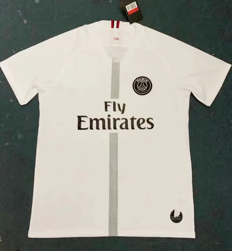 China Jersey 2018 — 18-19 Paris Fly White colorway — Joyagoo Spreadsheet photo