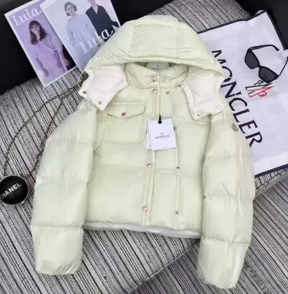 Moncler Erea Down Jacket for Womens — Green colorway — Joyagoo Spreadsheet photo