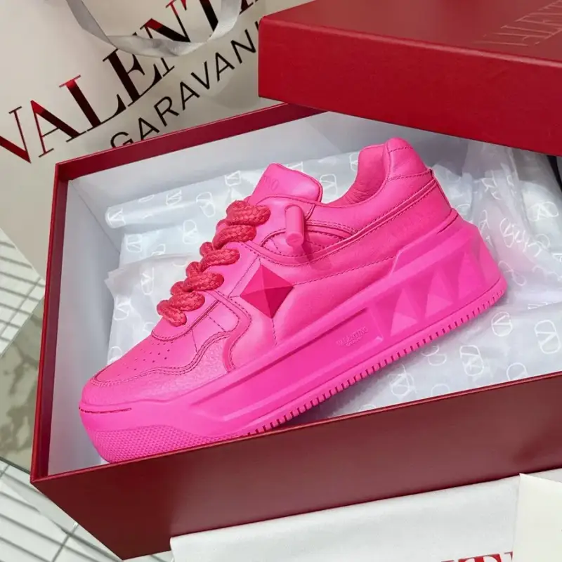 Valentino Trainers With Strap — rose red colorway — Joyagoo Spreadsheet photo