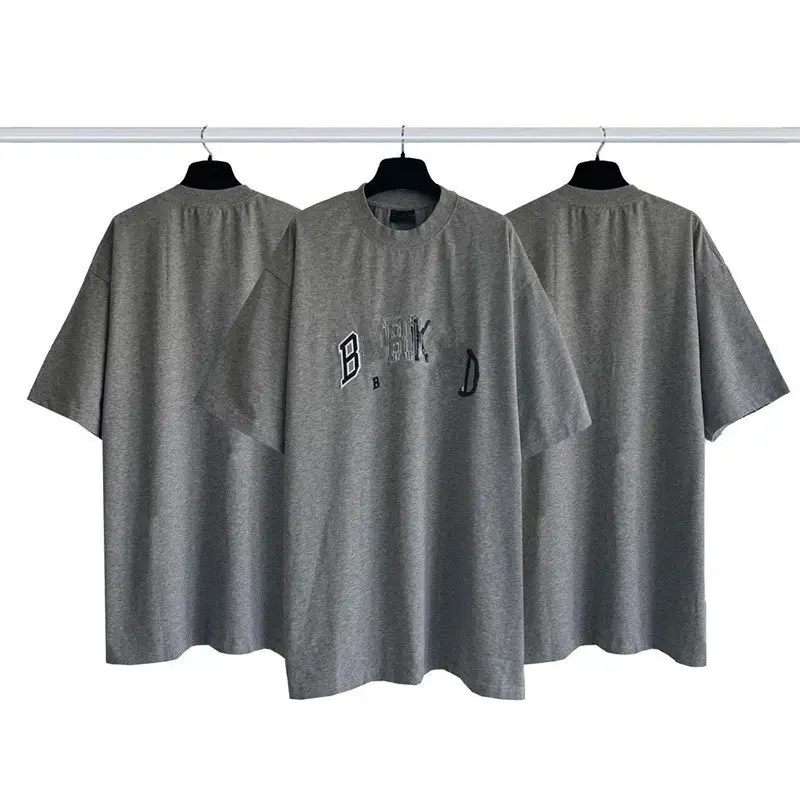 Balenciaga Tees — Toothbrush embroidered short sleeve flower ash colorway — Joyagoo Spreadsheet photo