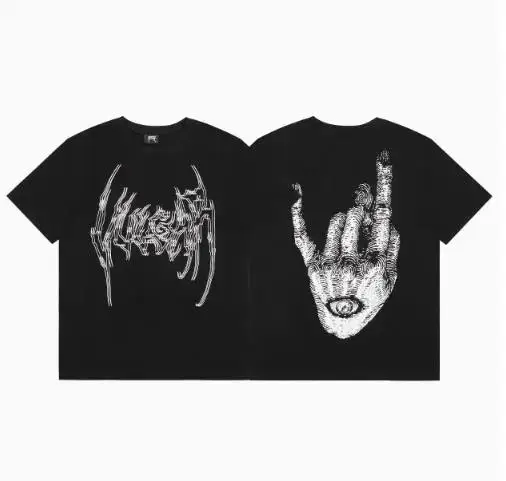Revenge T-Shirts — Cyan Black Hand of God colorway — Joyagoo Spreadsheet photo