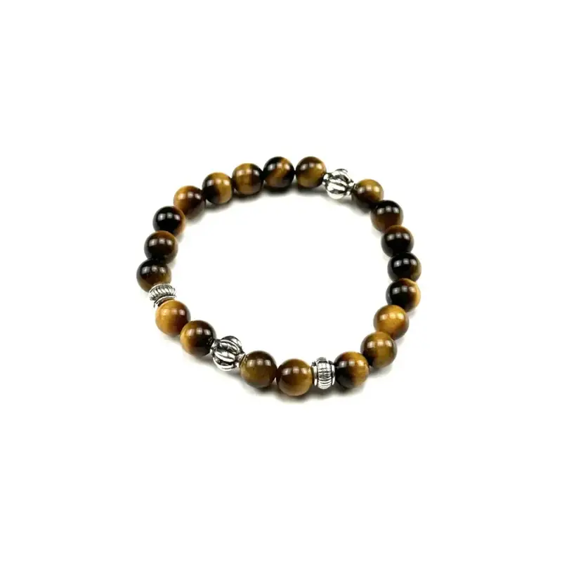 Chrome Hearts Beat Bracelet — Yellow Tiger Eye Stone colorway — Joyagoo Spreadsheet photo