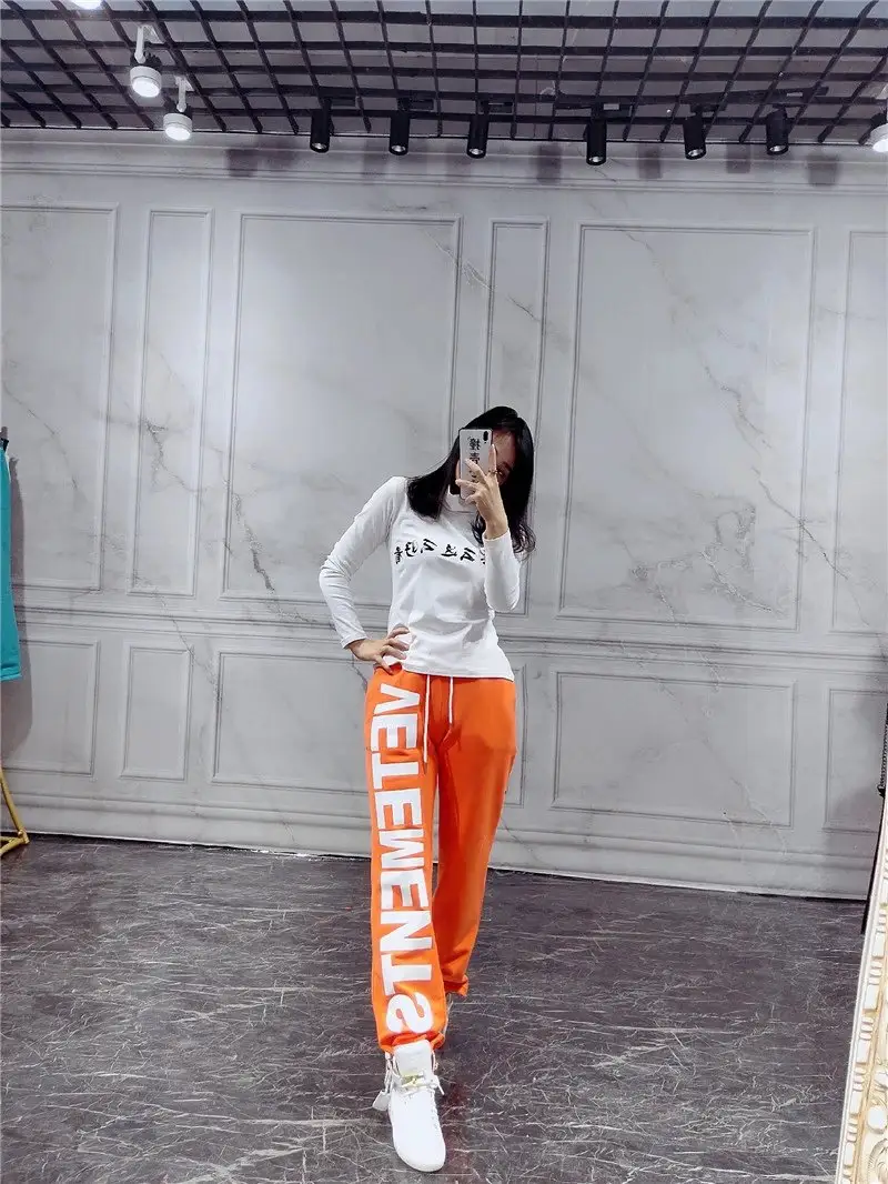 Vetements Pants — Orange single style colorway — Joyagoo Spreadsheet photo