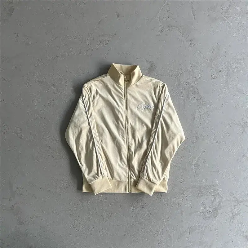 Corteiz Tracksuit Top — Apricot velvet top colorway — Joyagoo Spreadsheet photo